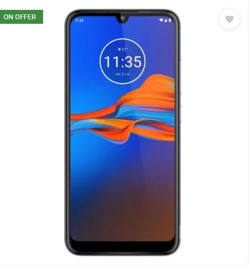 India Desire : Buy Moto E6s 4GB 64GB @Rs 6499 Only From Flipkart + Extra 10% Discount With Axis Debit/Credit Card [Regular Price Rs 7999]